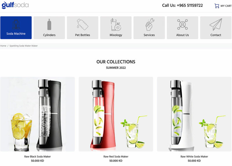 SodaStream Alternative, Gulf Soda 248AM Entertaining Kuwait since 2003